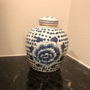 Blue & White Ginger Jar